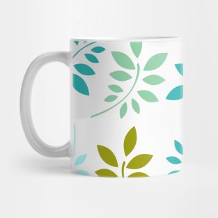 Multicoloured leaves pattern / seasonal design Mug